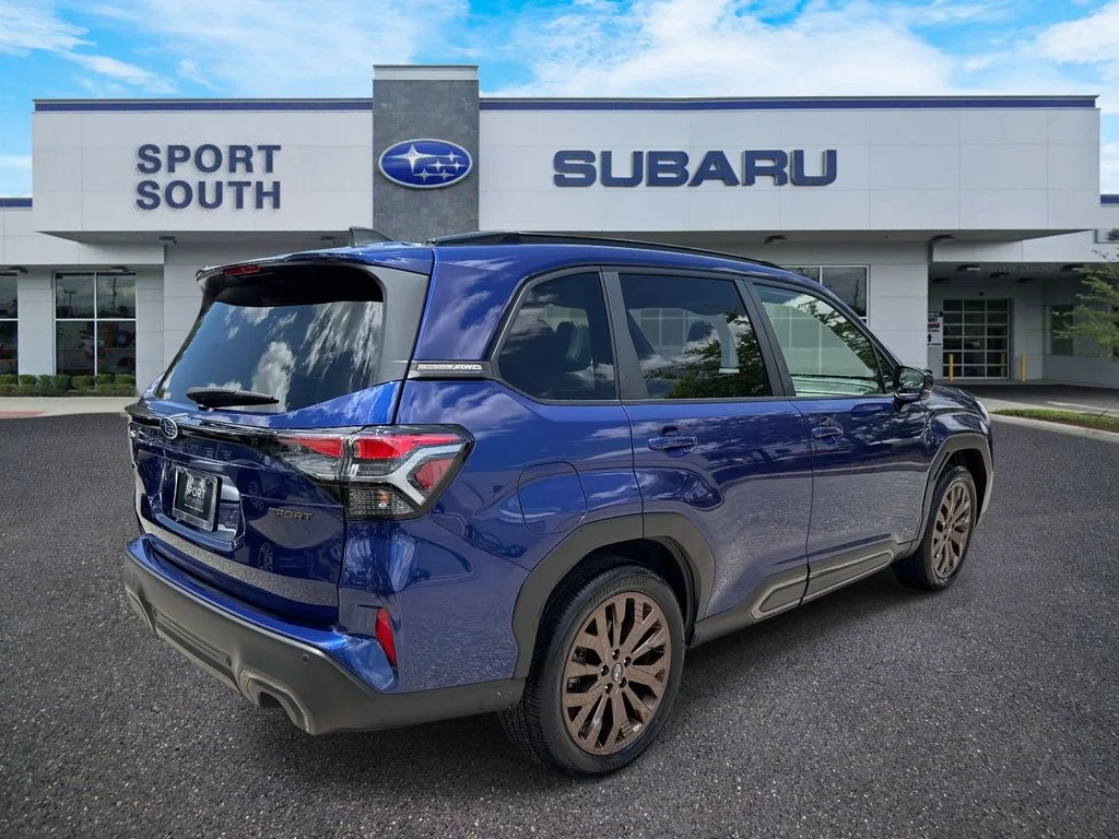 Certified Used 2025 Blue Subaru Sport image 3