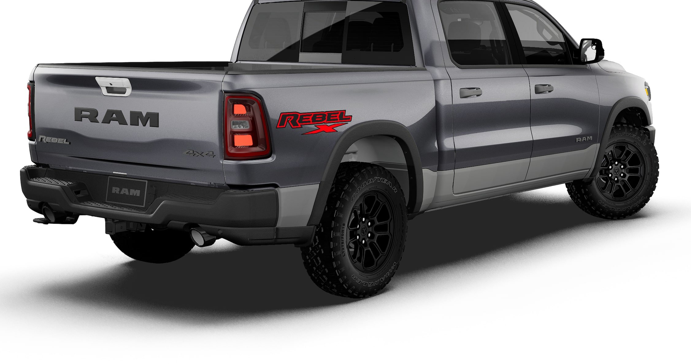 New 2027 Granite Crystal Metallic Clear-Coat Exterior Paint RAM REBEL image 2