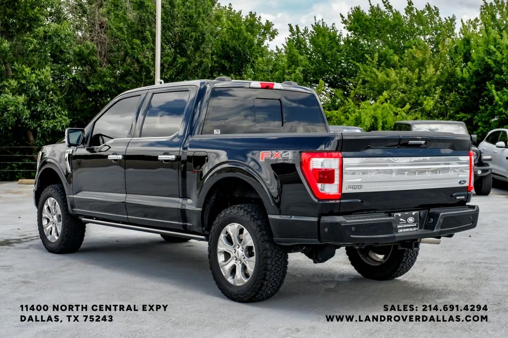 Used 2022 Agate Black Metallic Ford Platinum image 8