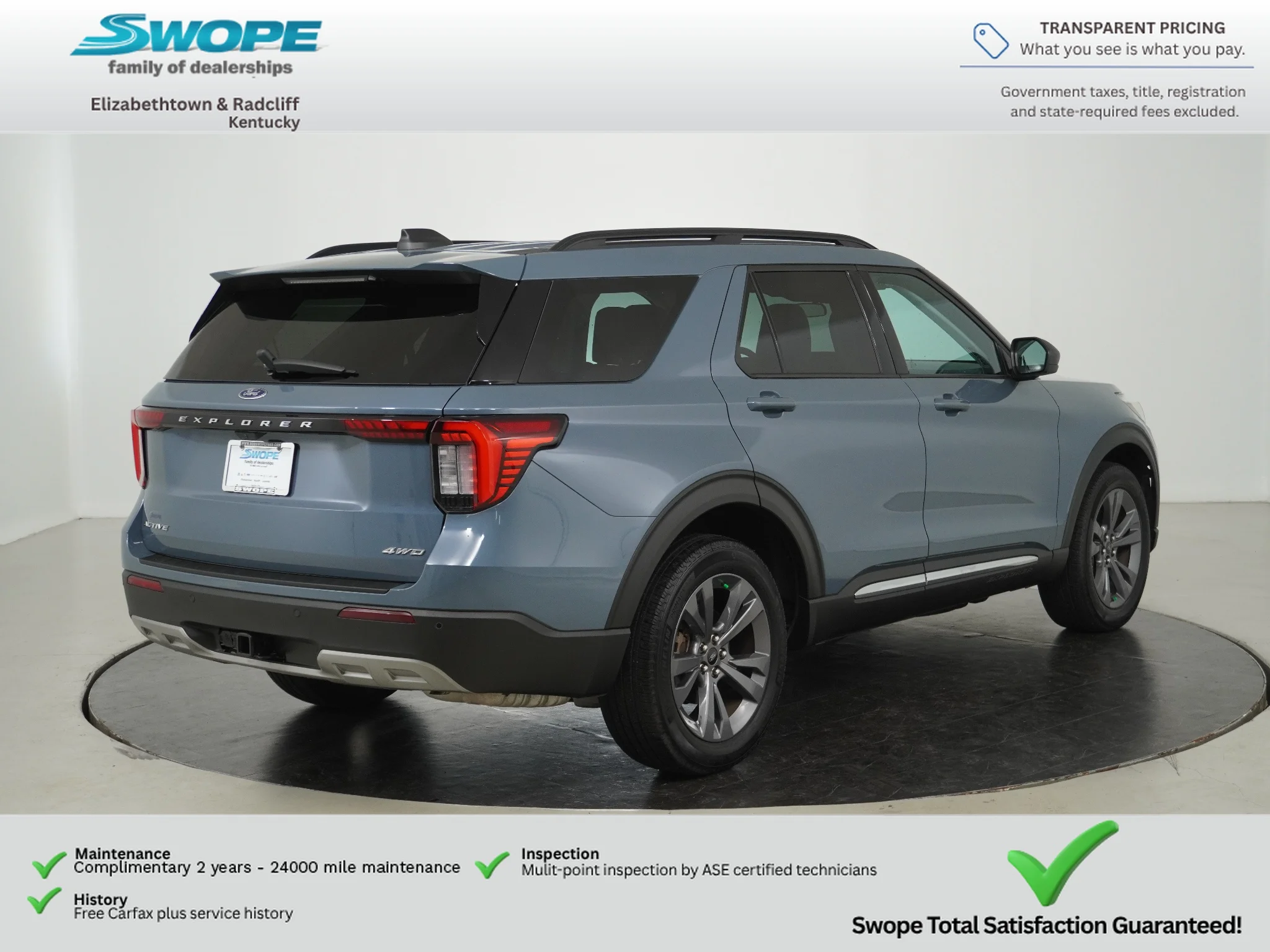 Certified Used 2025 Blue Ford Active image 3