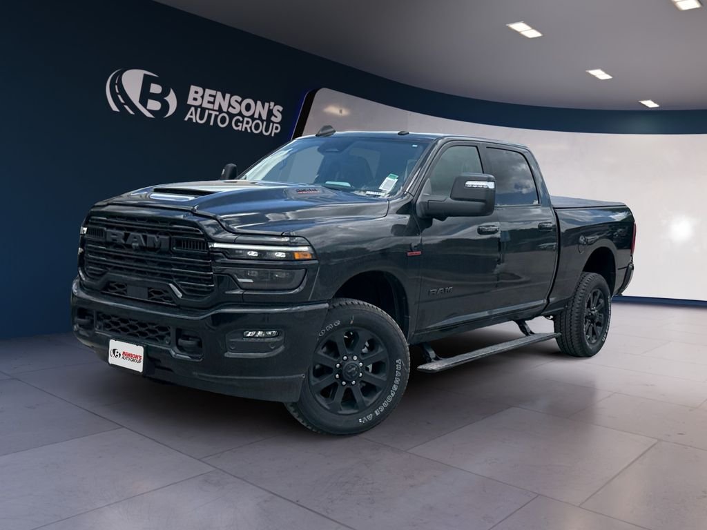 New 2026 Diamond Black Crystal Pearl-Coat Exterior Paint RAM Laramie image 1