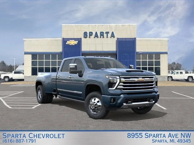 New 2026 Lakeshore Blue Metallic Chevrolet High Country DRW image 1