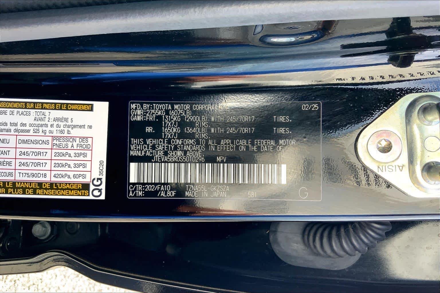 Used 2025 Black Toyota SR5 image 36