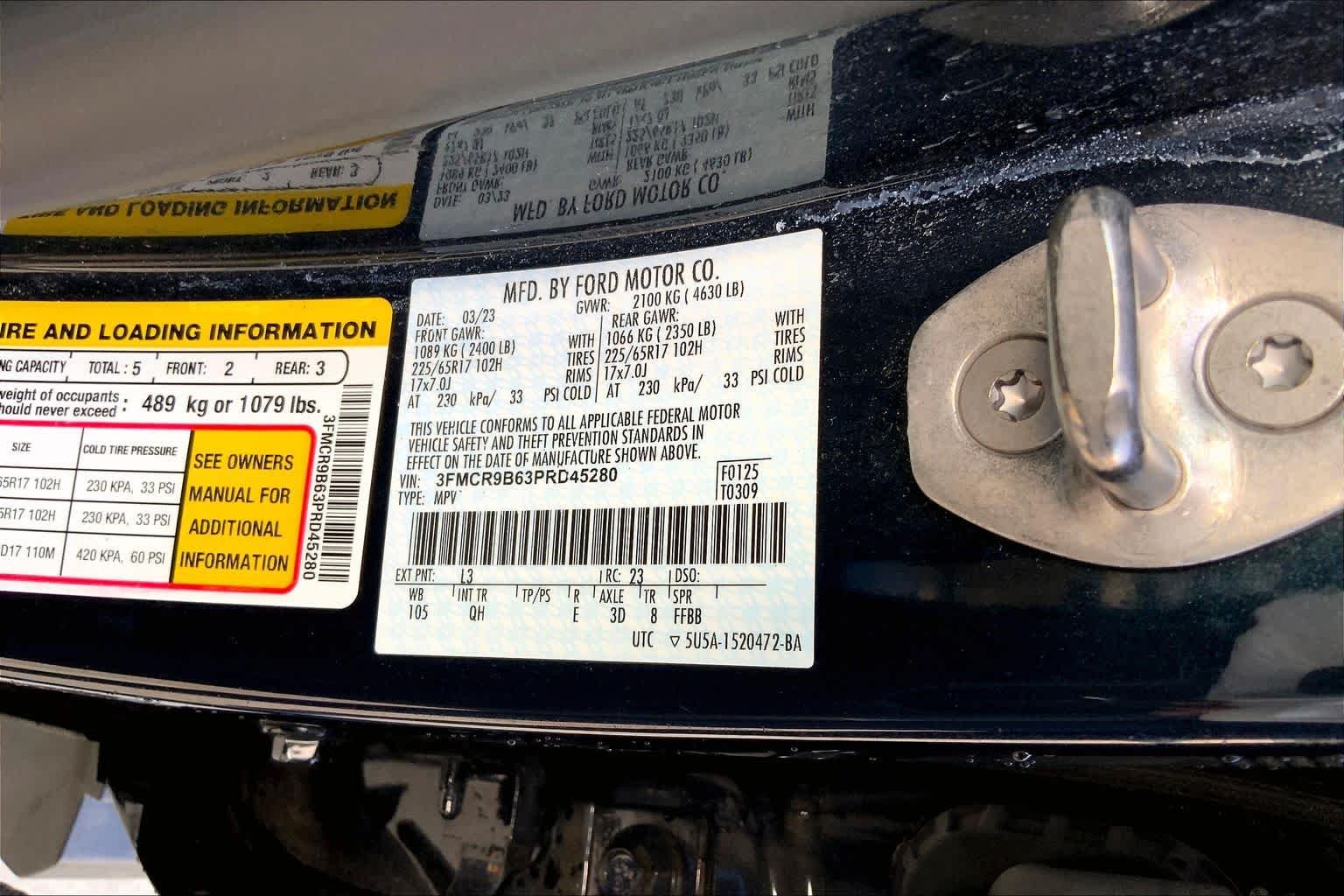 Certified Used 2023 Alto Blue Metallic Tinted Clearcoat Ford Big Bend image 35