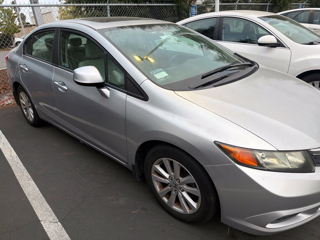 Used 2012 Alabaster Silver Metallic Honda EX image 3