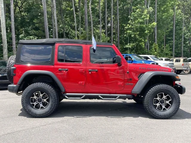 Certified Used 2018 Firecracker Red Clearcoat Jeep Unlimited Rubicon image 3