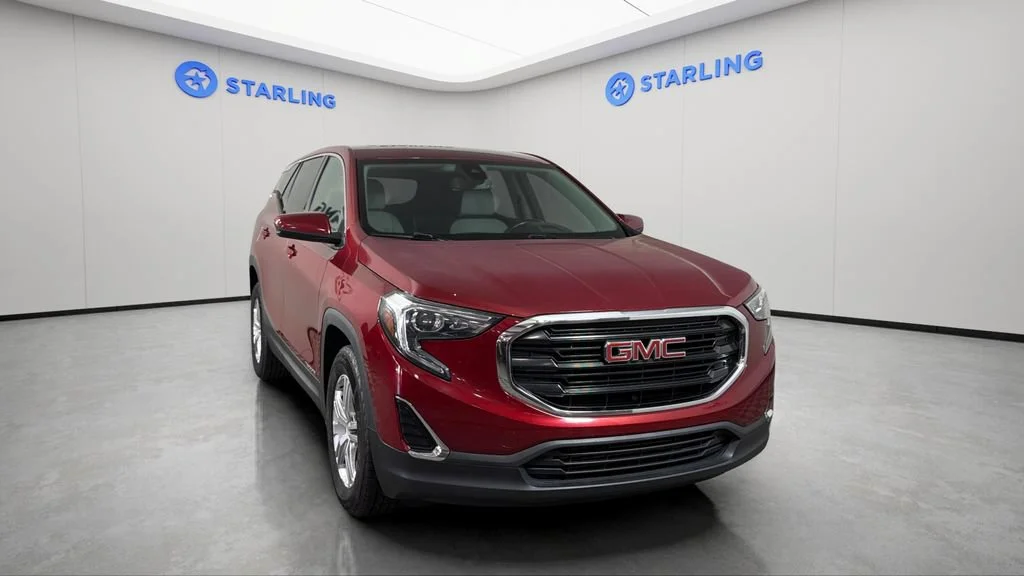 Used 2020 RED QUARTZ TINTCOAT GMC SLE image 14