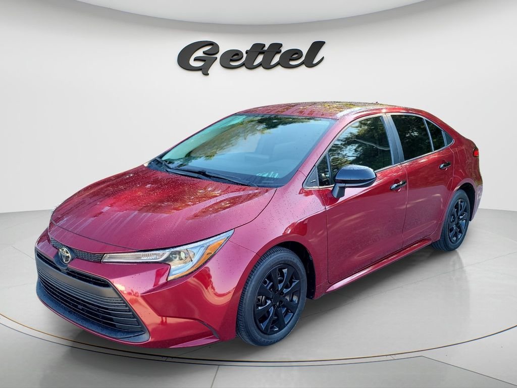 Certified Used 2024 Red Toyota LE image 1