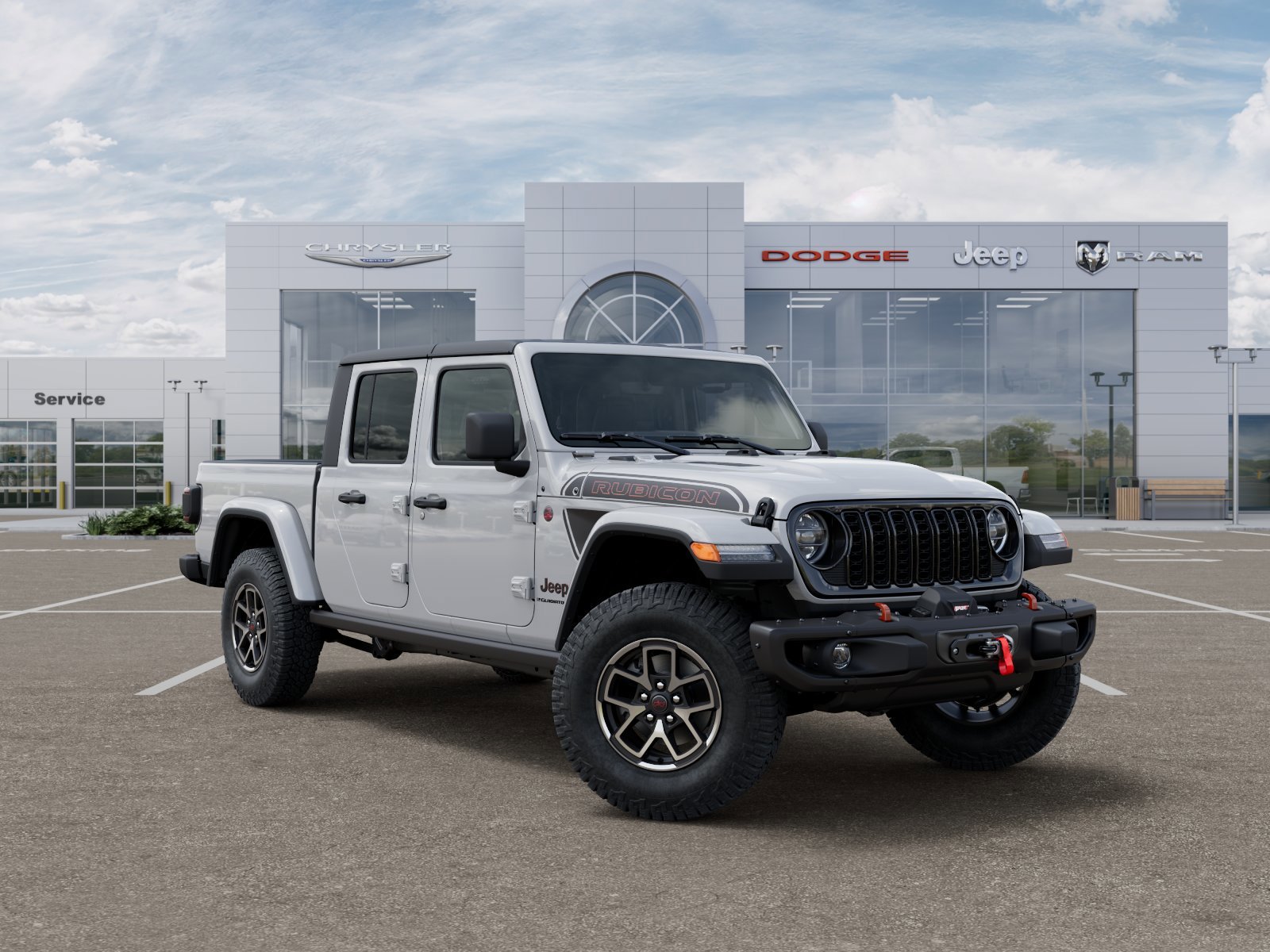 New 2026 Bright White Clear-Coat Exterior Paint Jeep Shadow Ops image 5