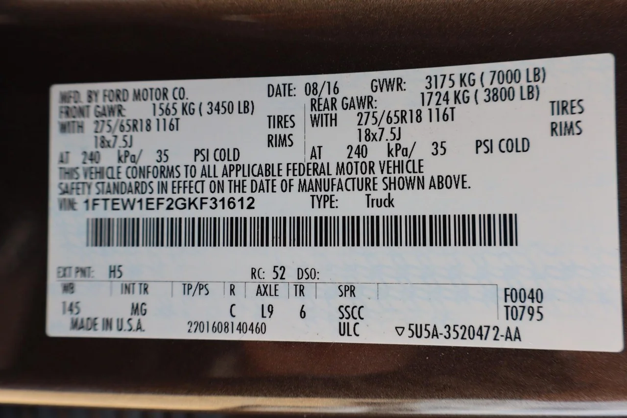 Used 2016 Caribou Metallic Ford XLT image 37
