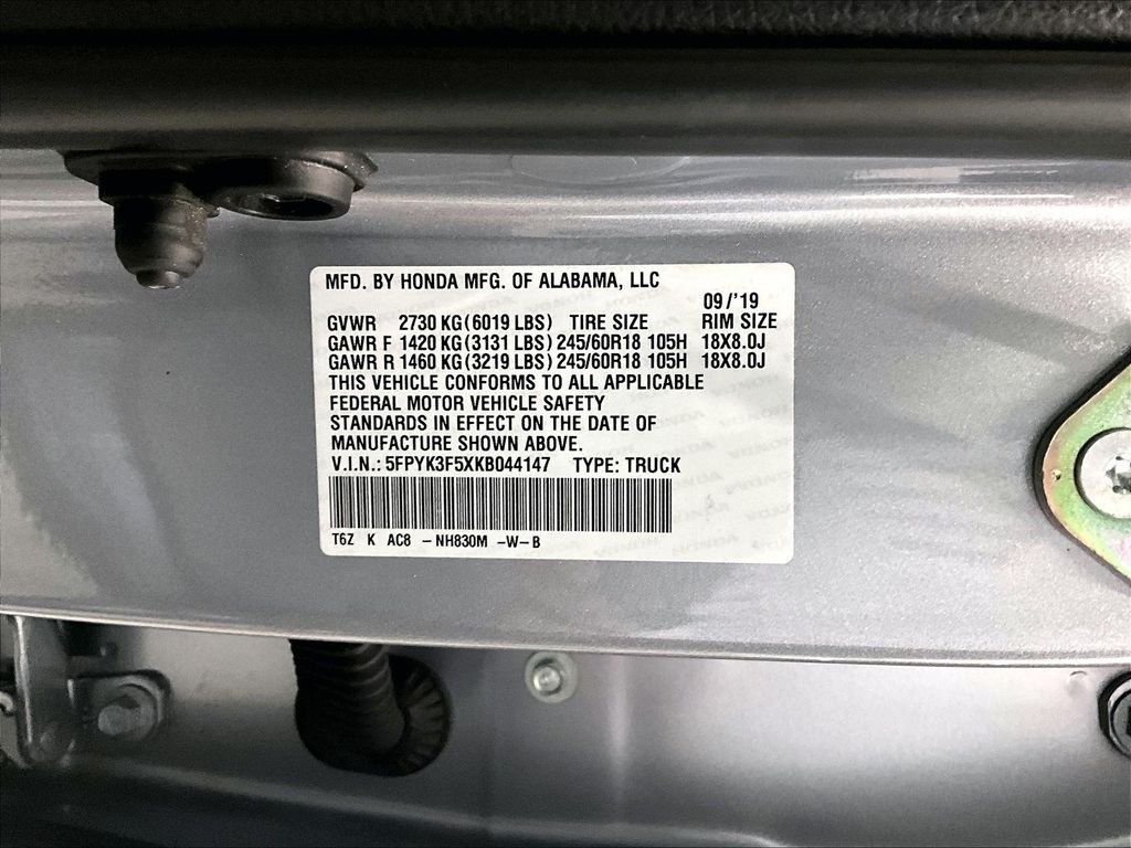 Used 2019 Gray Honda RTL image 34