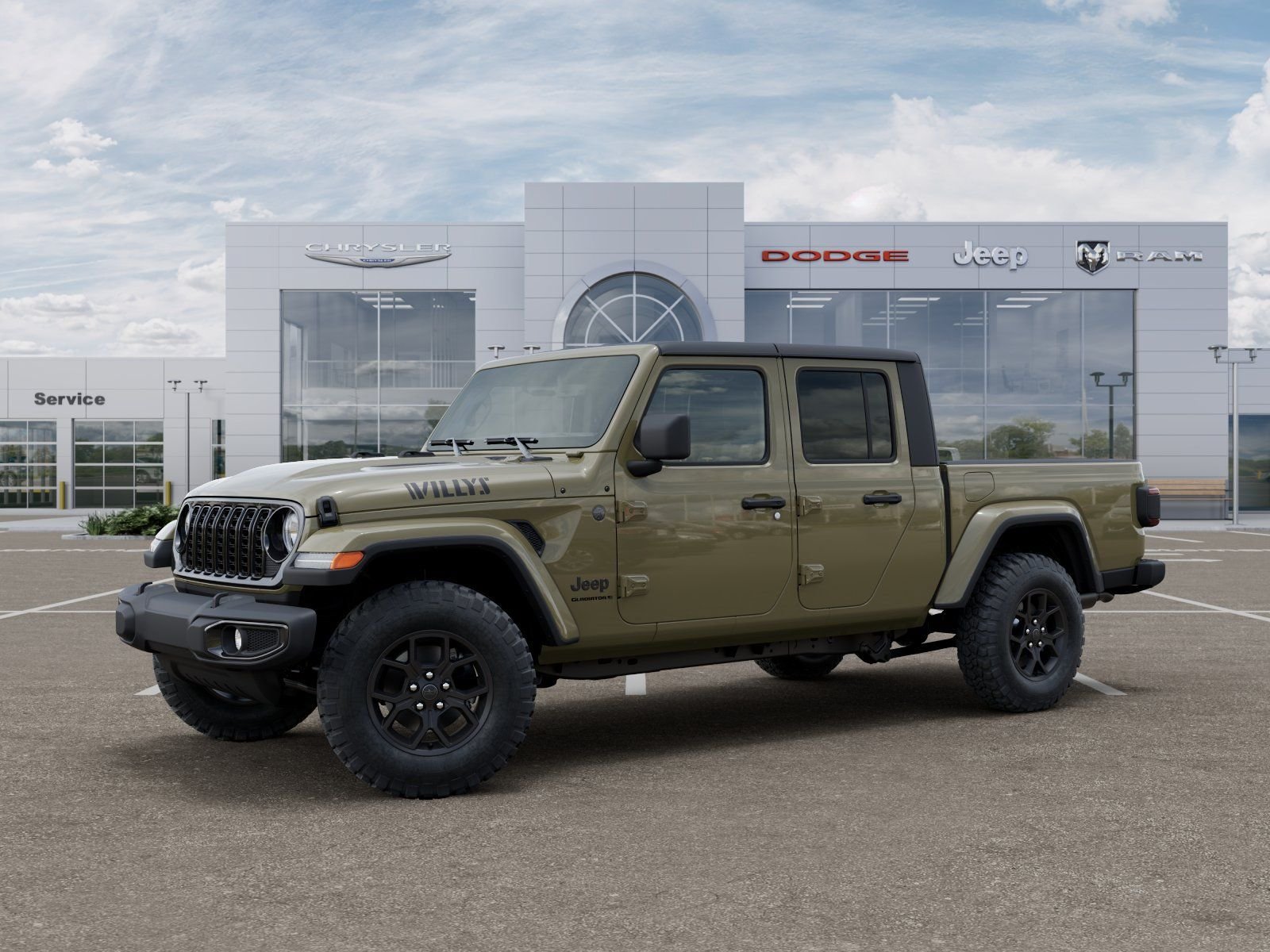 New 2026 Green Jeep Willys image 2