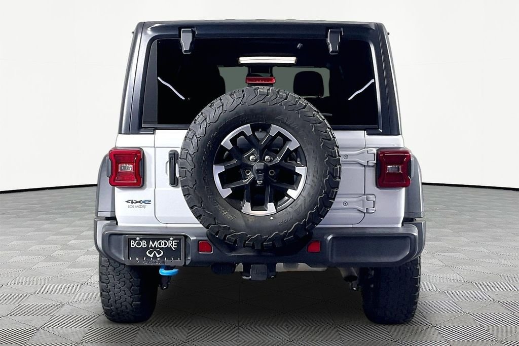 Used 2024 White Jeep Rubicon 4xe image 5