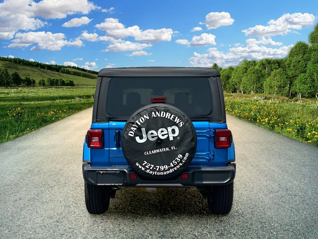 New 2025 Hydro Blue Pearl-Coat Exterior Paint Jeep Sahara image 5