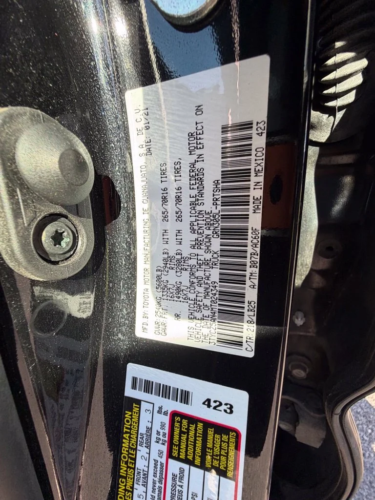 Used 2021 Black Toyota TRD Pro image 47