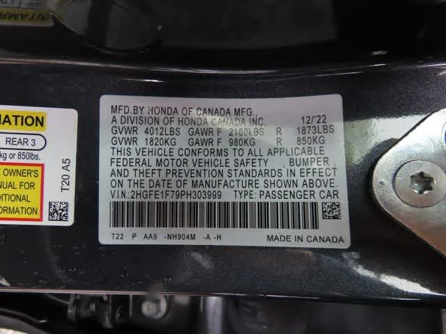 2023 Honda Civic EX - Photo 25