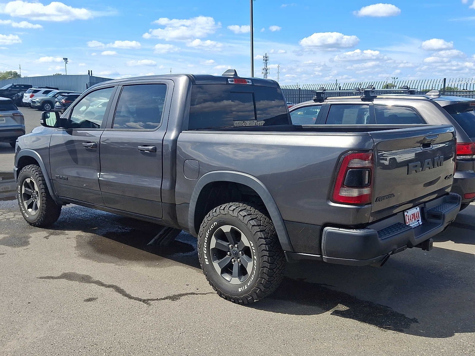 Used 2019 Granite Crystal Metallic Clearcoat Ram Rebel image 4