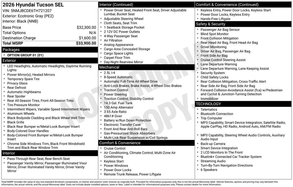 Used 2026 Gray Hyundai SEL image 32