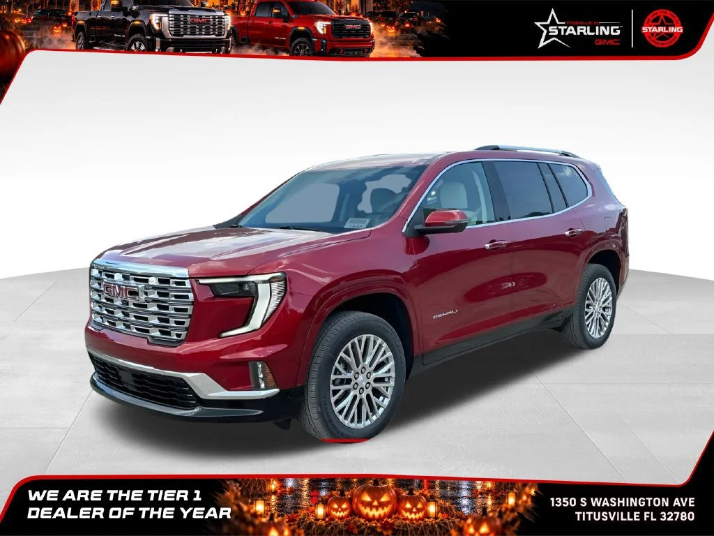New 2026 Volcanic Red Tintcoat GMC Denali image 1