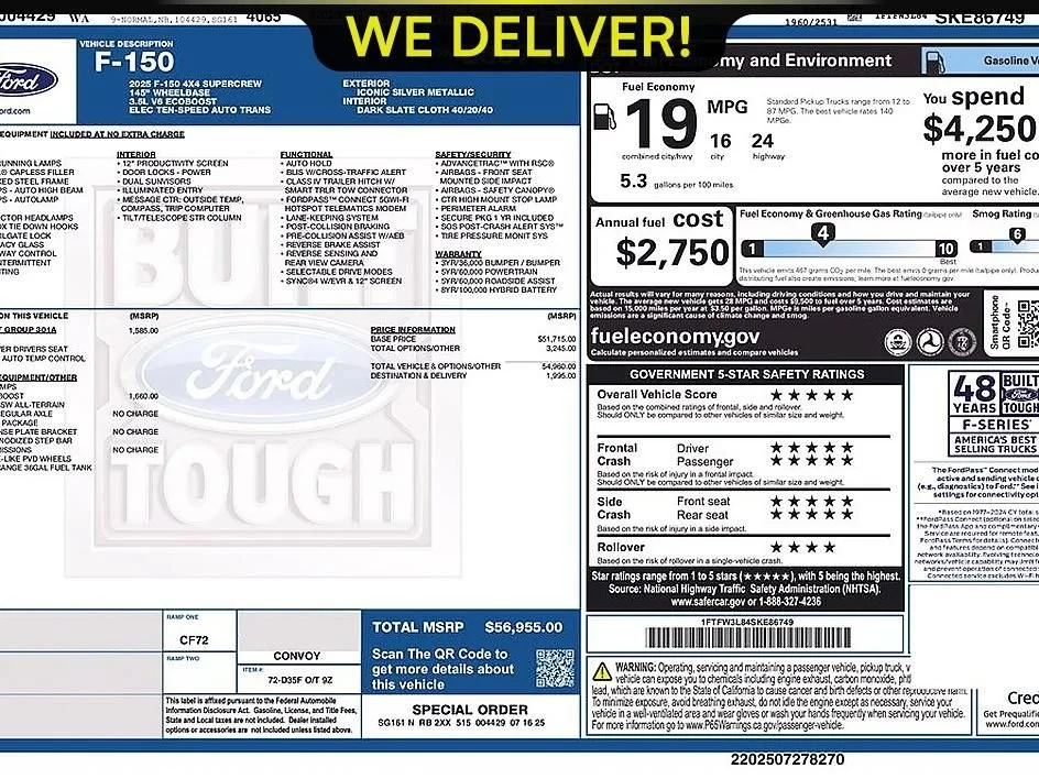Used 2025 Silver Ford XLT image 22