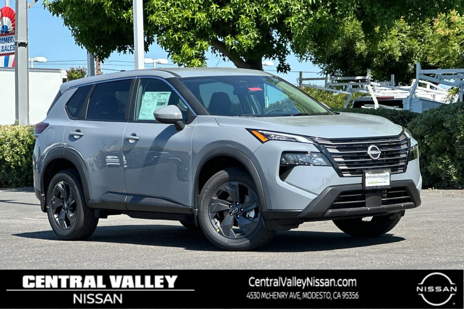 New 2026 Boulder Gray Pearl Nissan SV image 1