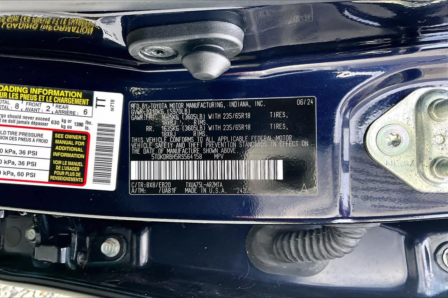 Used 2024 Blueprint Toyota XLE image 37