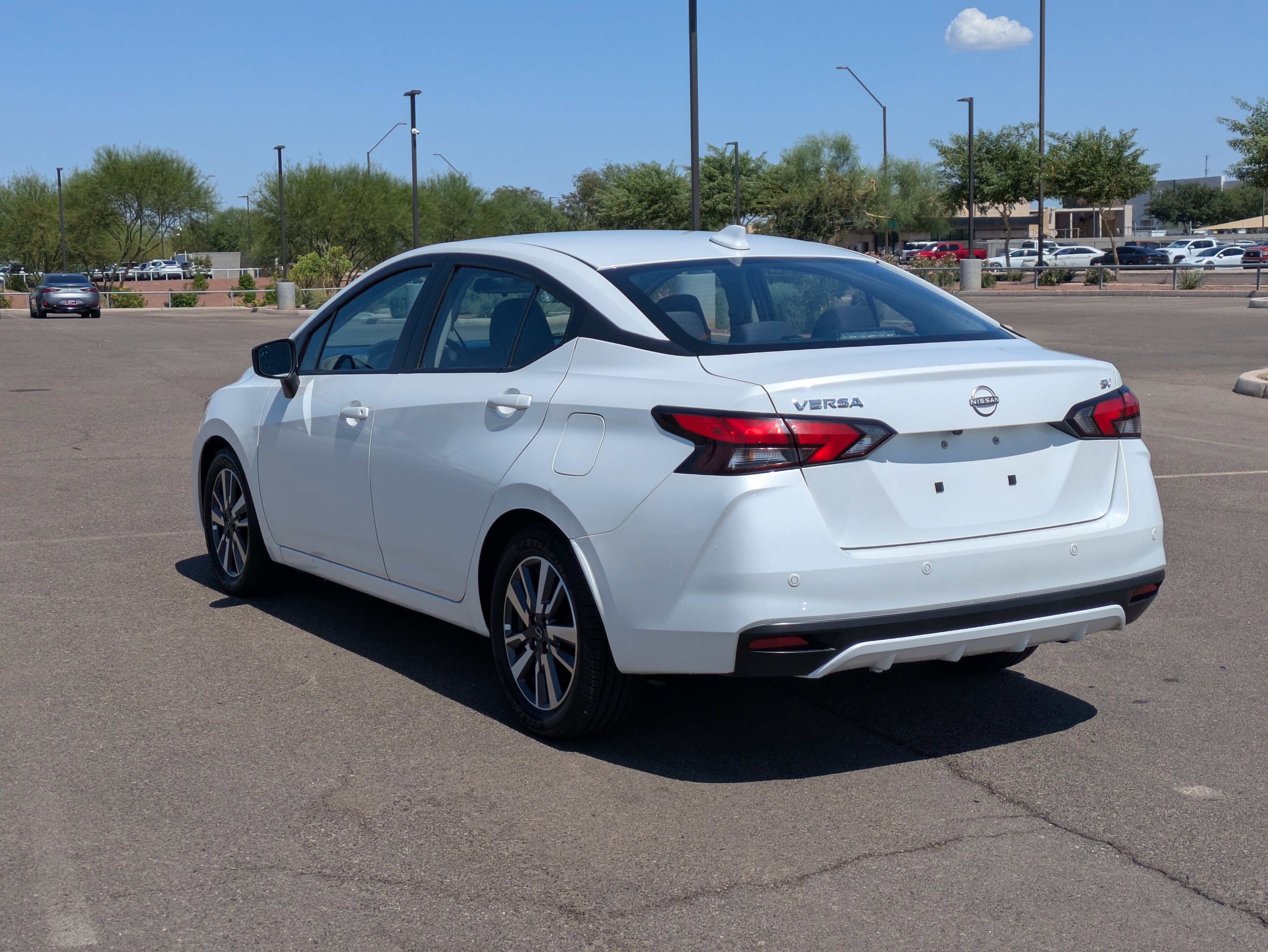 Used 2024 Aspen White Tricoat Nissan SV image 3