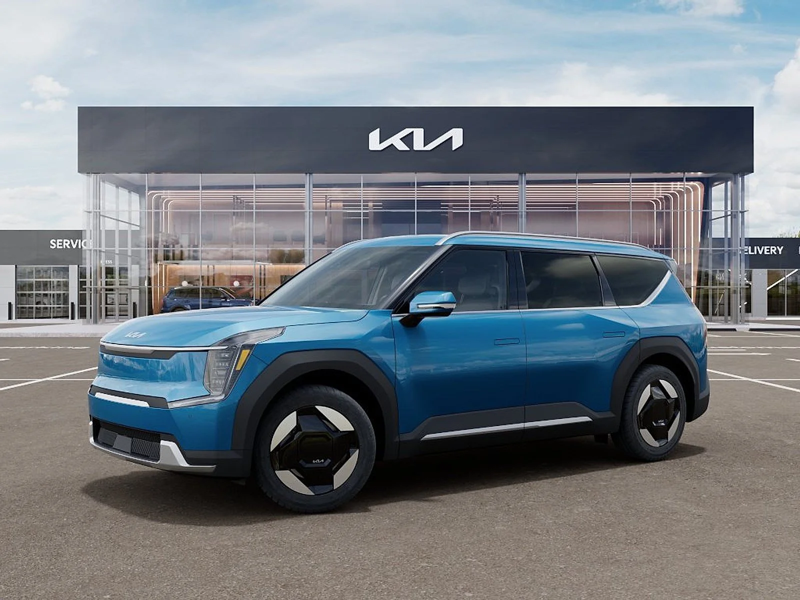 New 2026 Ocean Blue Kia Wind AWD image 3