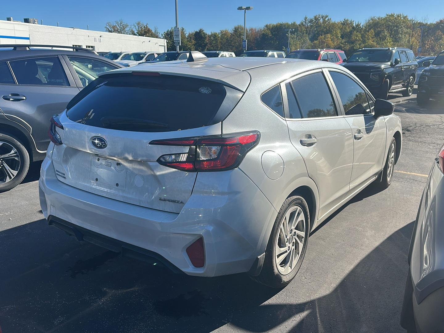Used 2024 Crystal White Pearl Subaru Base image 2