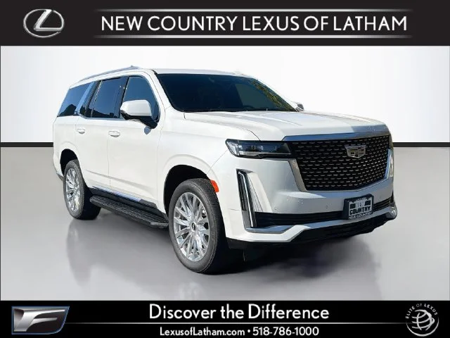 Used 2023 White Cadillac Premium Luxury image 1