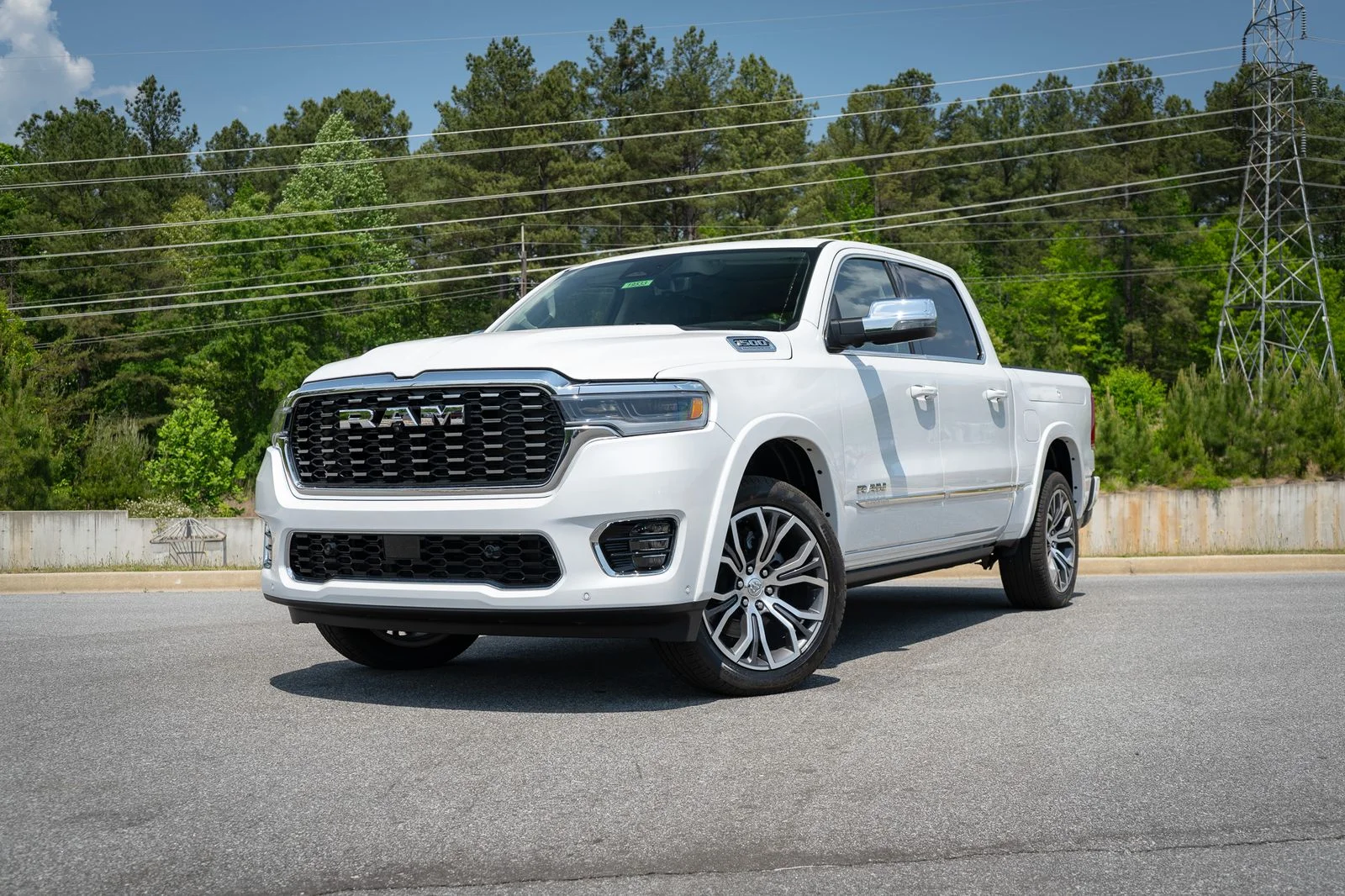 New 2026 Ivory White Tri-Coat Pearl-Coat Exterior Paint RAM Tungsten image 2