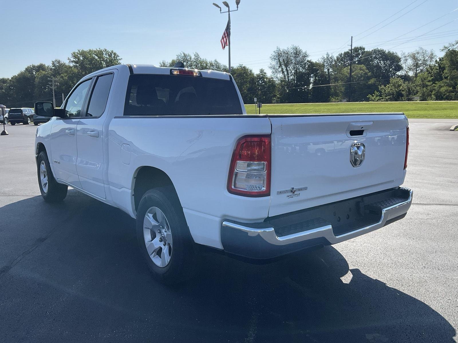 Used 2022 Bright White Clearcoat Ram Lone Star image 8