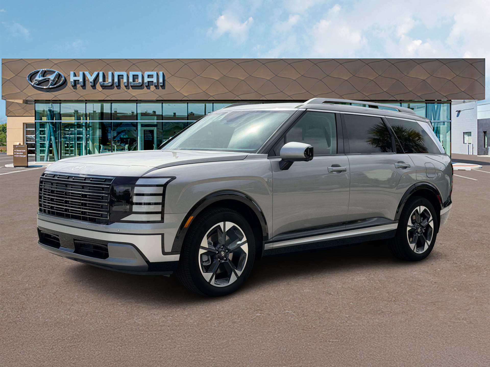 New 2027 Silver Hyundai Limited 7P image 2