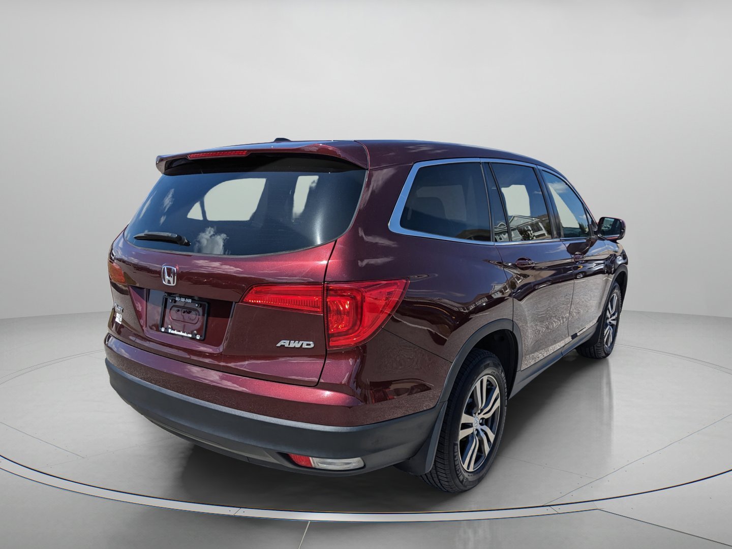 Used 2018 Deep Scarlet Pearl Honda EX-L image 7