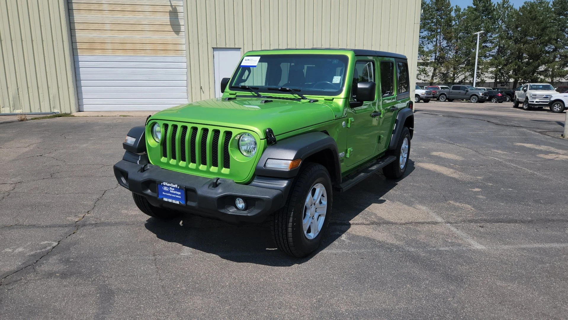 Certified Used 2018 Mojito! Clearcoat Jeep Sport S image 2