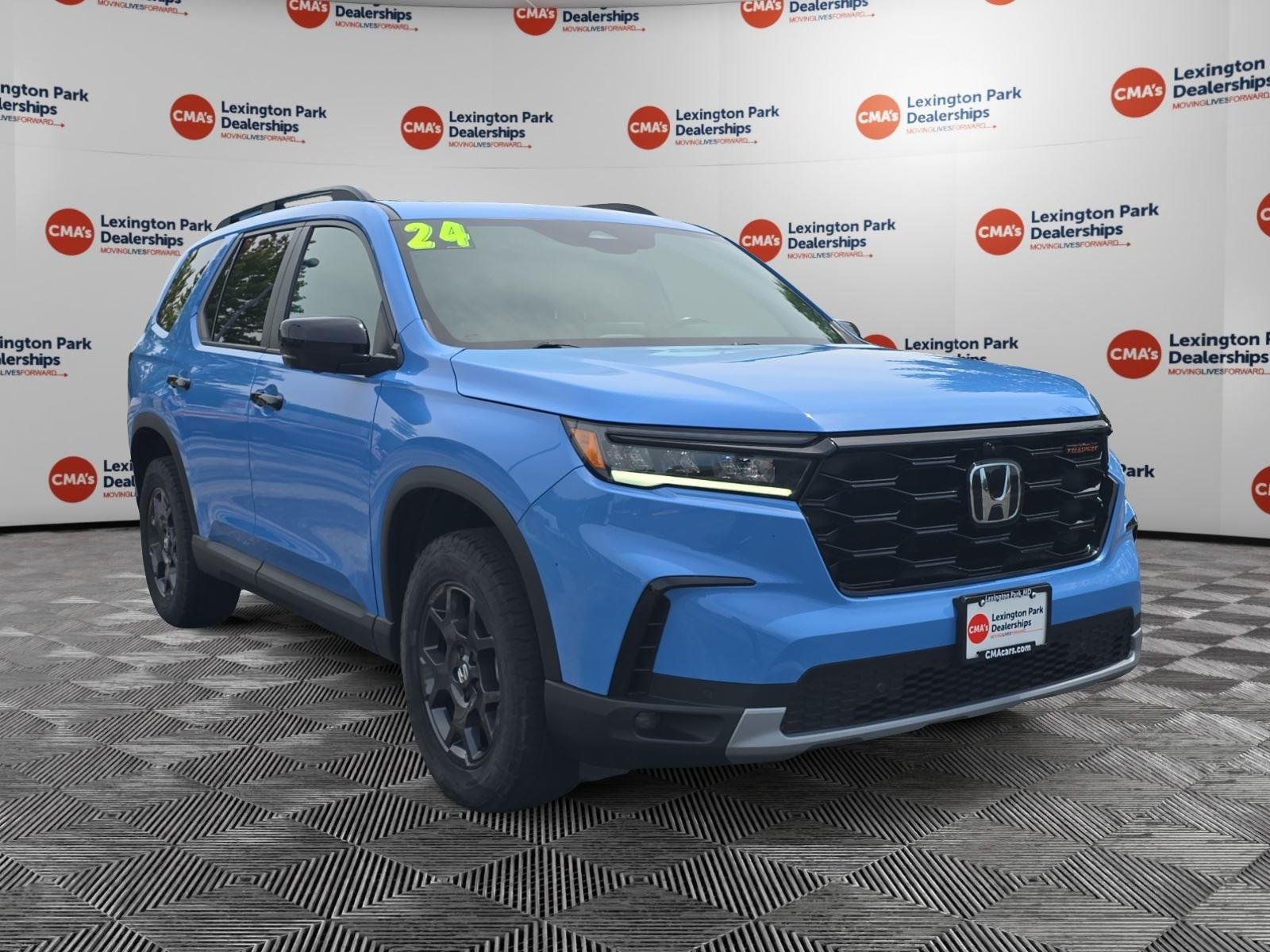 Used 2024 Diffused Sky Blue Pearl Honda TrailSport image 1