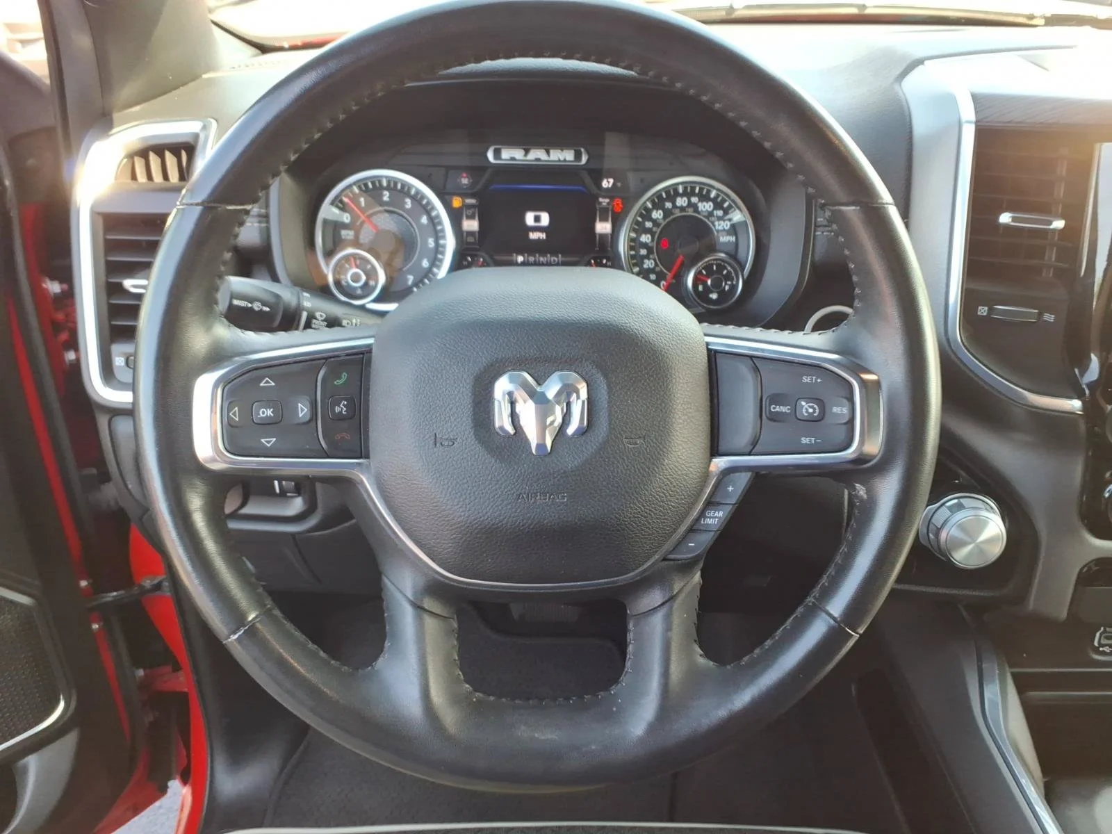 Used 2024 Flame Red Clearcoat Ram Laramie image 20