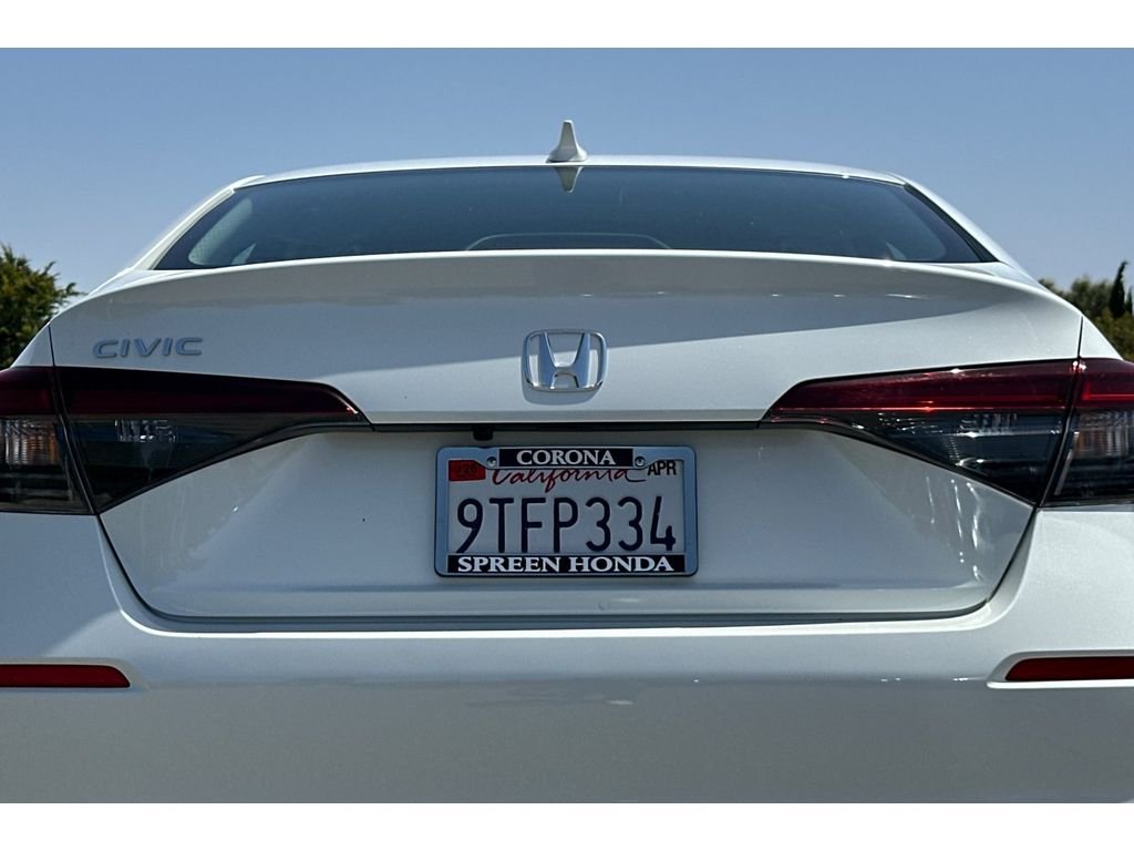 Certified Used 2025 Platinum White Pearl Honda 4D LX image 47