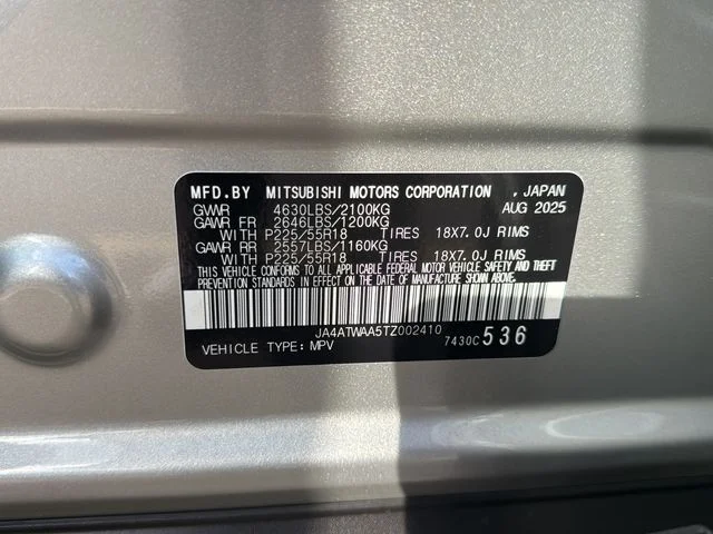 New 2026 Silver Mitsubishi Black Edition image 33
