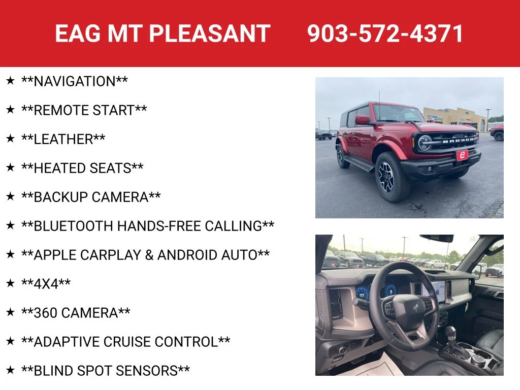 New 2026 Ruby Red Metallic Tinted Clearcoat Ford Outer Banks® image 4