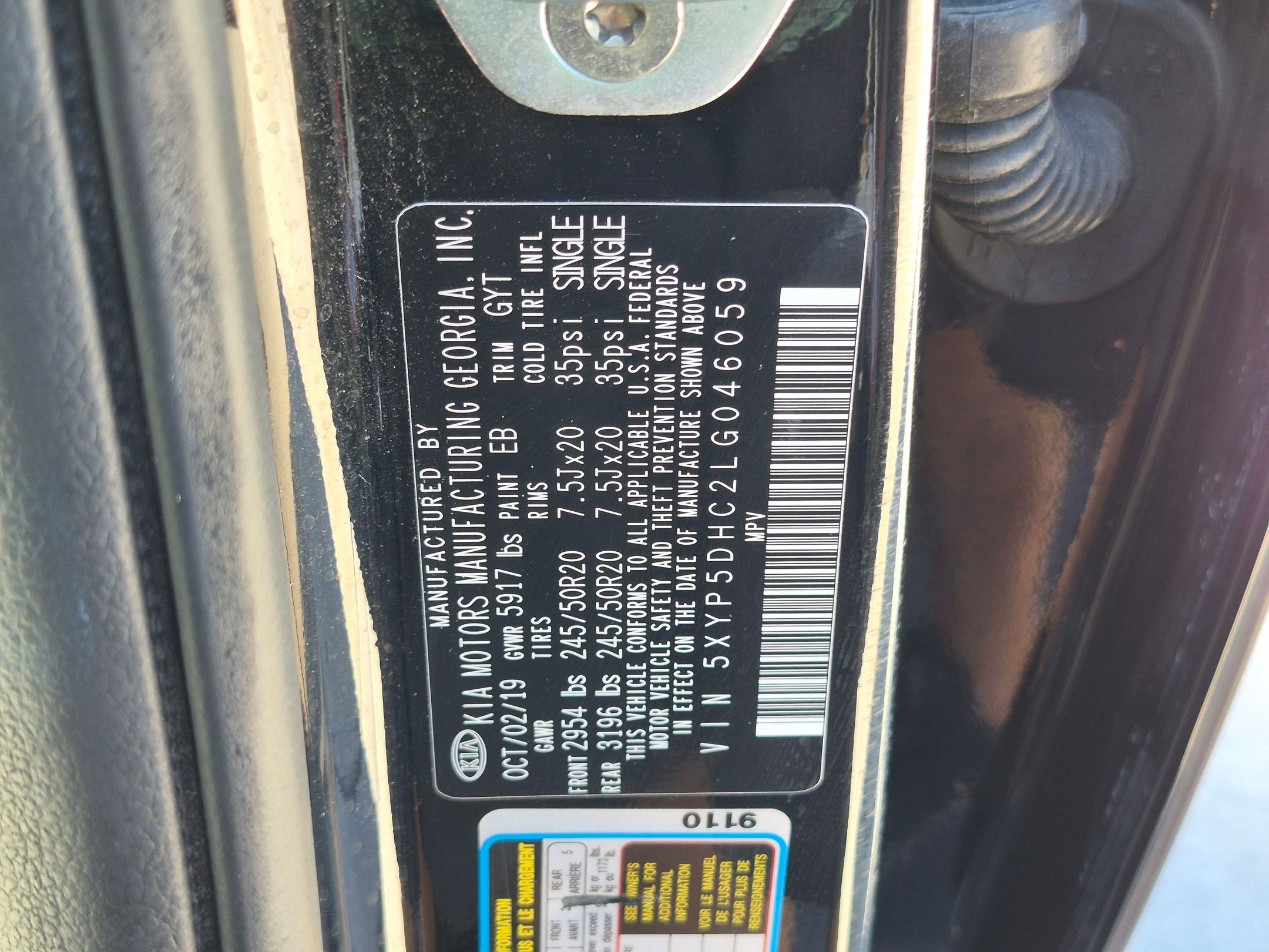 Used 2020 Ebony Black Kia SX image 34