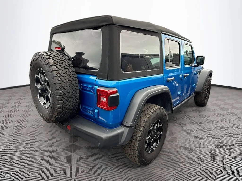Used 2022 Blue Jeep Unlimited Rubicon 4xe image 6