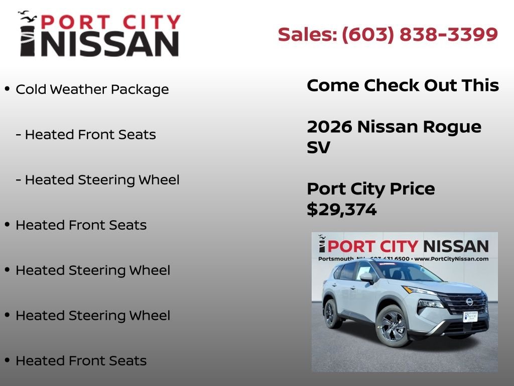 New 2026 Boulder Gray Pearl Nissan SV image 9