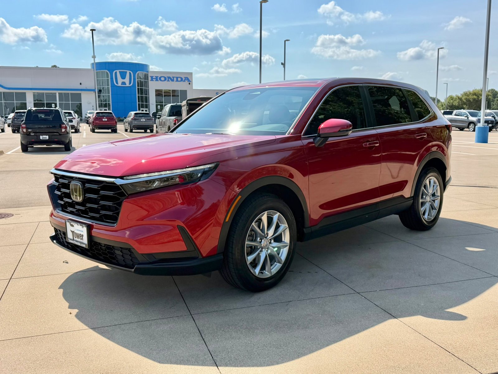 Certified Used 2026 Radiant Red Metallic Honda EX image 3