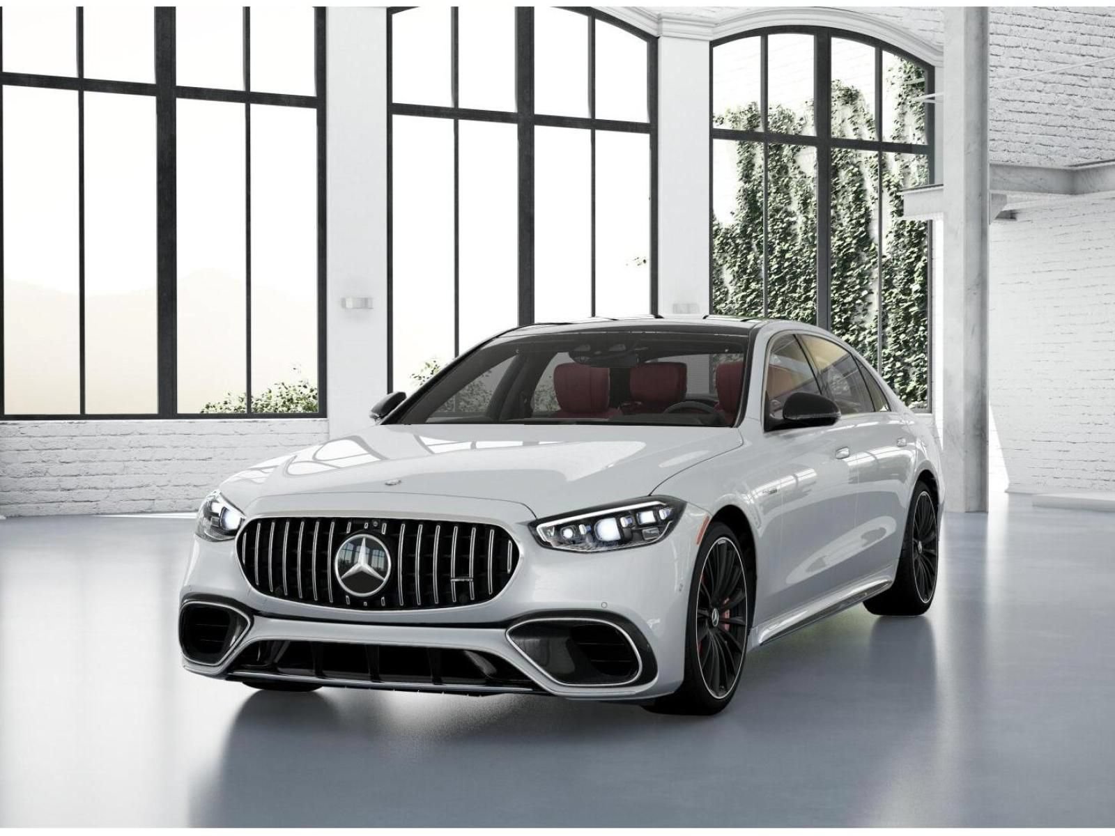 New 2026 MANUFAKTUR Moonlight White Metallic Mercedes-Benz S 63 E AMG® image 87