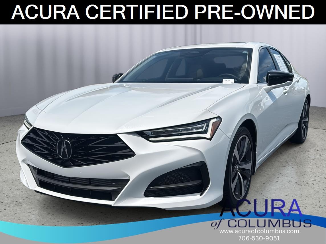 Used 2025 Platinum White Pearl Acura w/Tech image 1