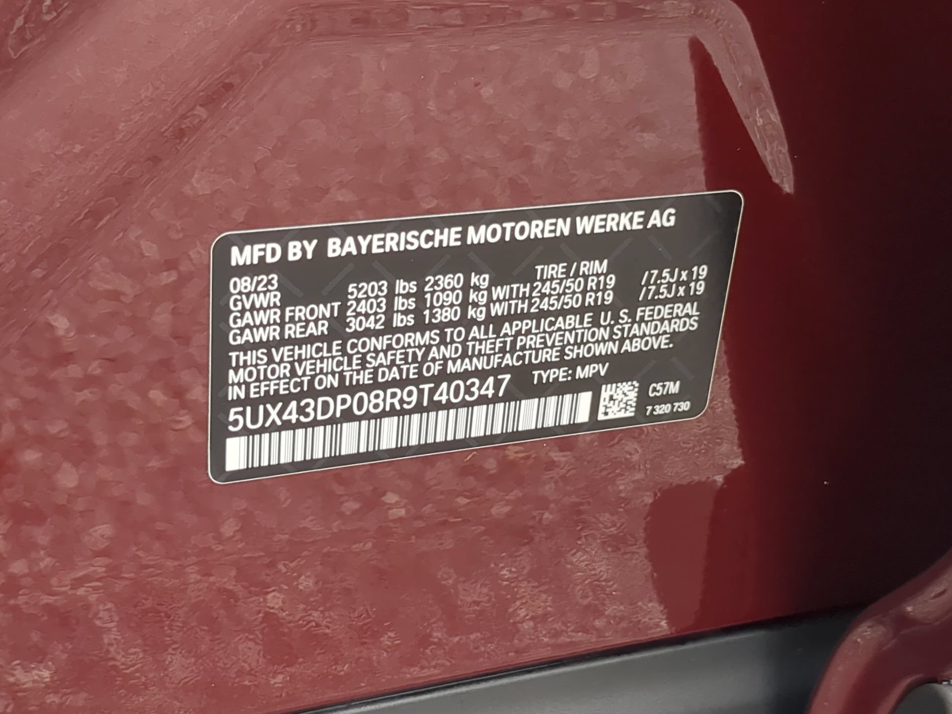 Used 2024 Aventurin Red Metallic BMW sDrive30i image 72