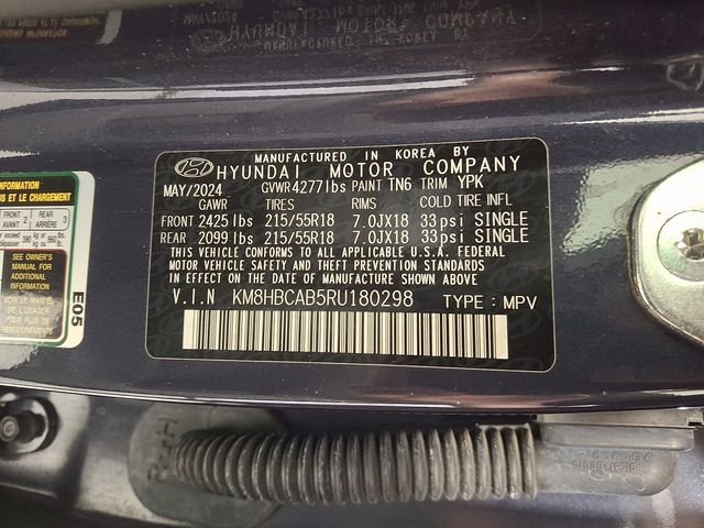 Certified Used 2024 Blue Hyundai SEL image 34