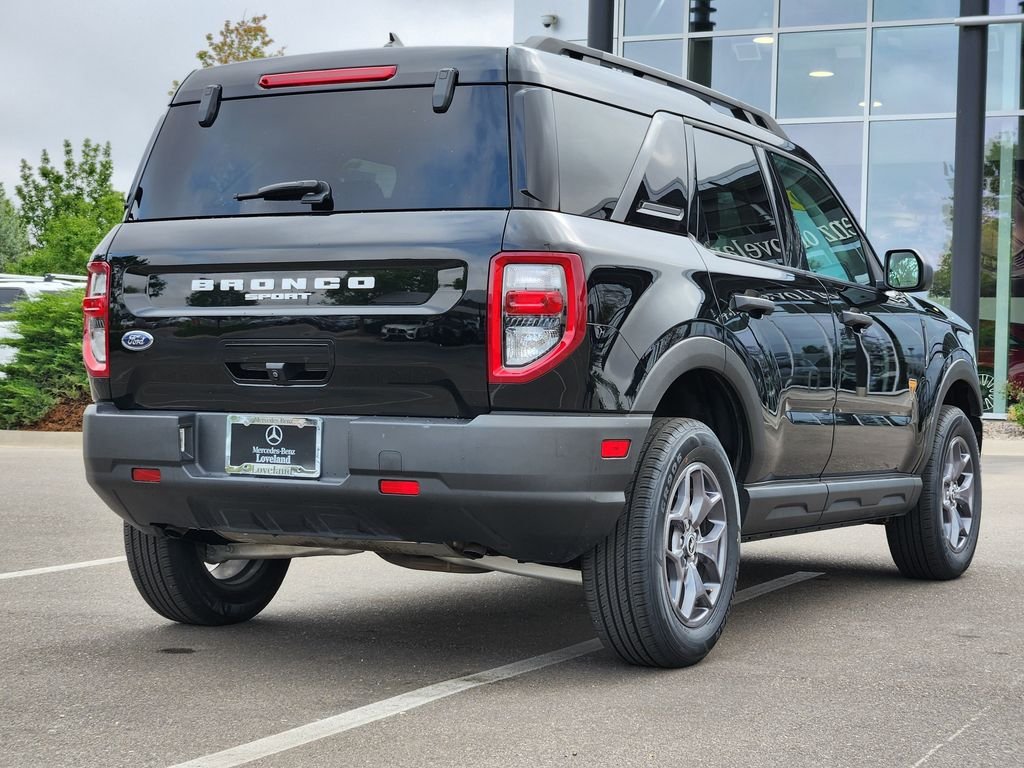 Used 2022 SHADOW BLACK Ford Badlands image 8