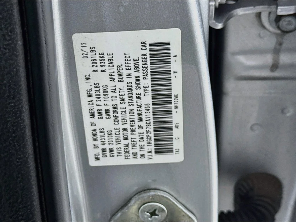 Used 2012 Alabaster Silver Metallic Honda EX image 35